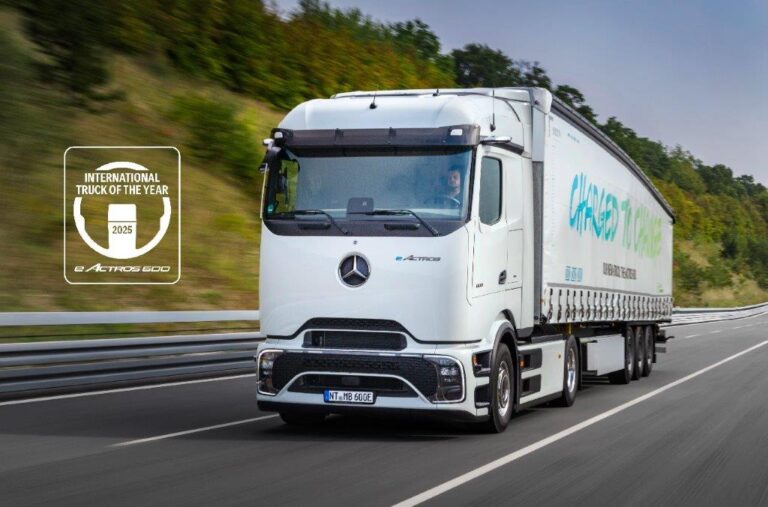 Mercedes-Benz eActros 600 wyróżniony tytułem „International Truck of the Year 2025” 